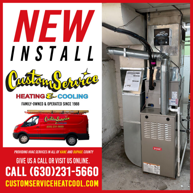 New Install - Custom Service Heating and Cooling 2