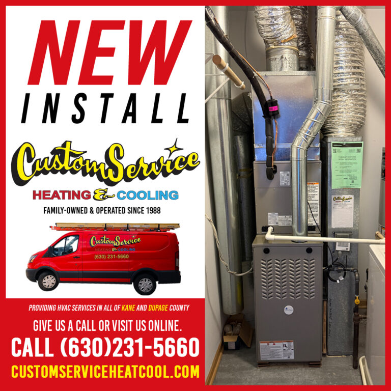 New Install - Custom Service Heating and Cooling copy